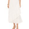 Cotton Ruffled Wrap Skirt - Vince Camuto