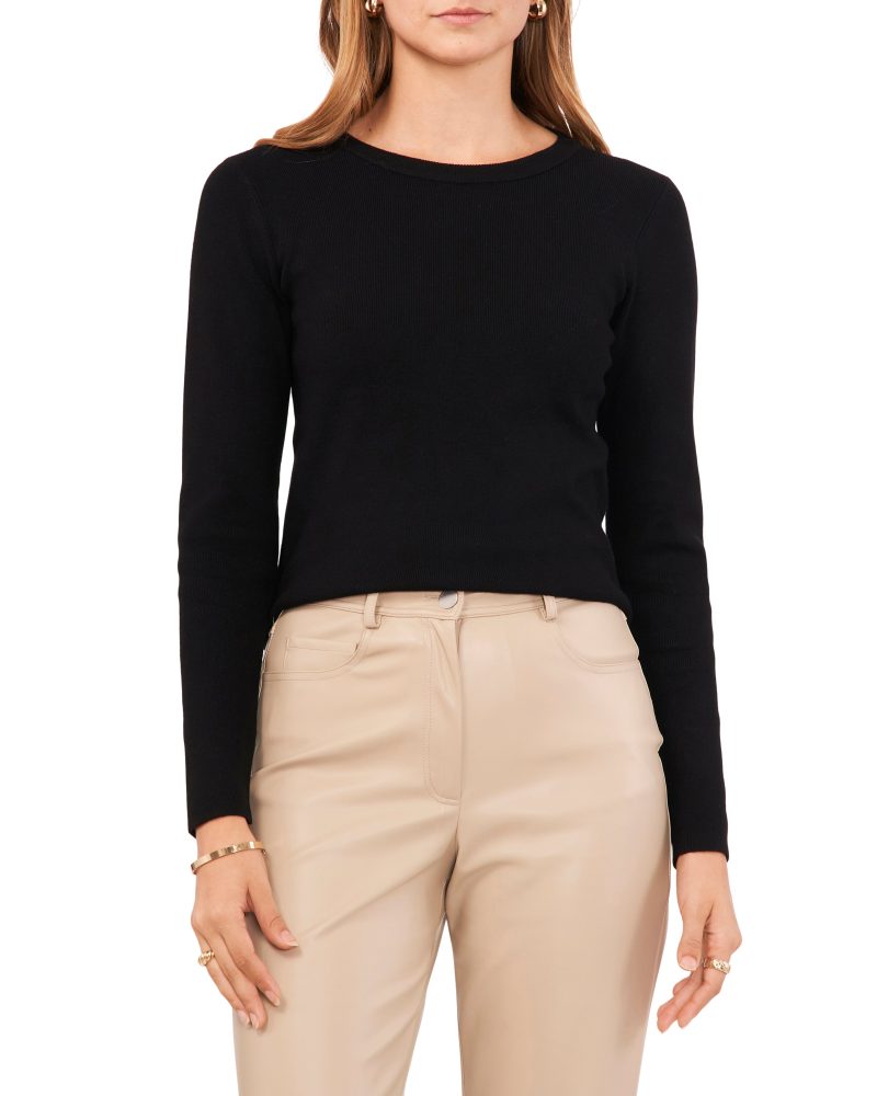 Lace Yoke Cutout Top - Vince Camuto