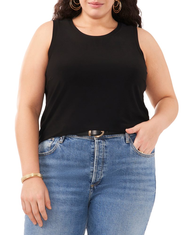 Plus-Size Back Keyhole Tank Top - Vince Camuto