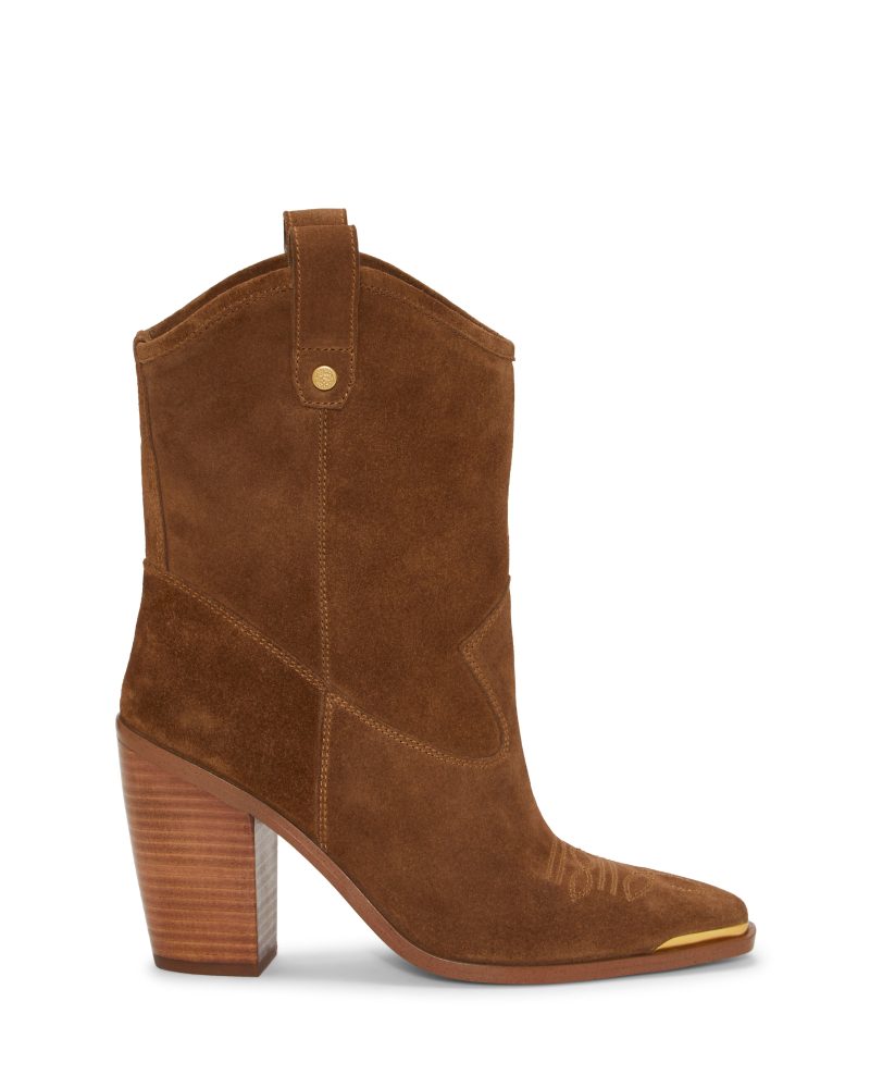 Abel Toe Cap Western Bootie - Vince Camuto