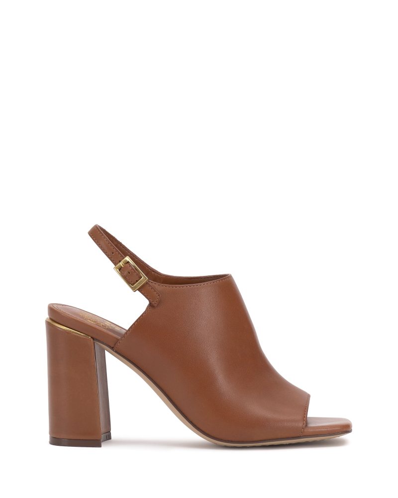 Haliza Peep Toe Block Heel Sandal - Vince Camuto