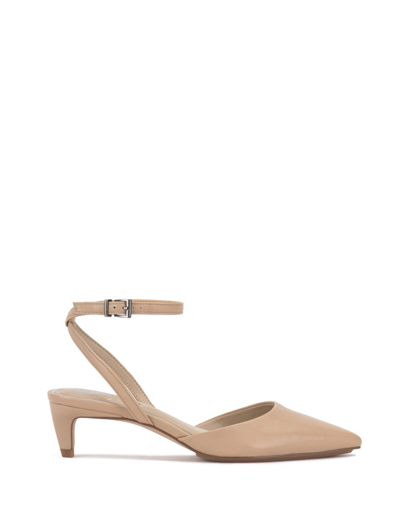 Irva Ankle Strap Kitten Heel Pump - Vince Camuto