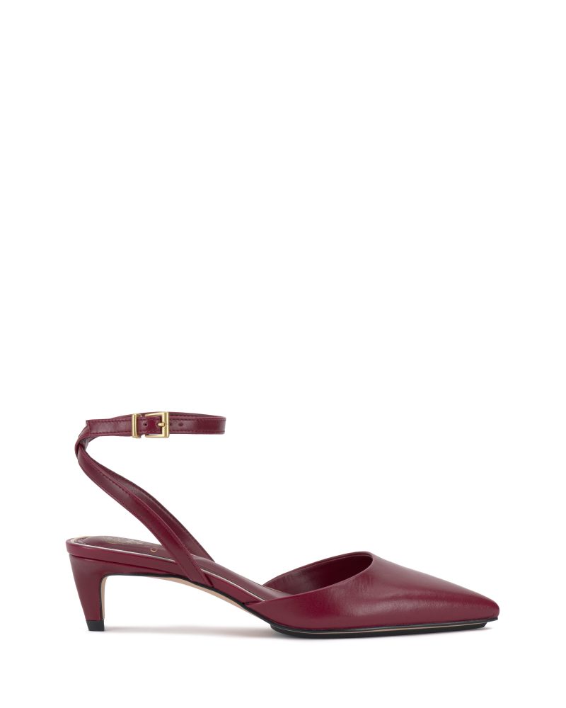 Irva Ankle Strap Kitten Heel Pump - Vince Camuto