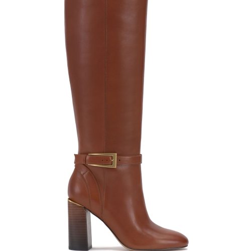 Joanel Belt Buckle Wide Calf Knee High Boot - Vince Camuto