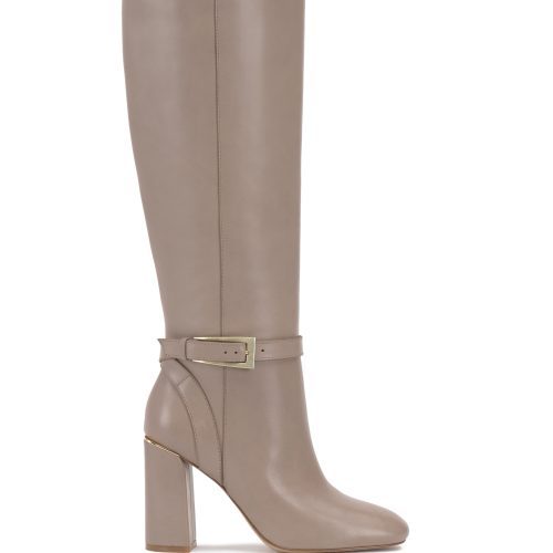 Joanel Belt Buckle Wide Calf Knee High Boot - Vince Camuto