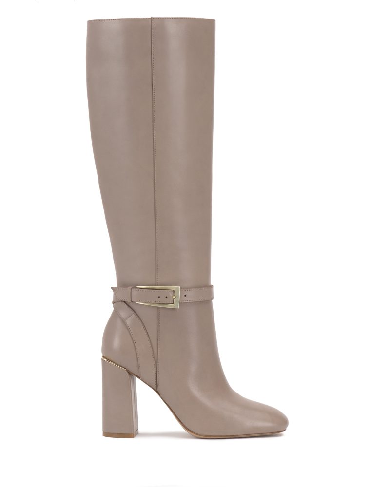 Joanel Belt Buckle Wide Calf Knee High Boot - Vince Camuto