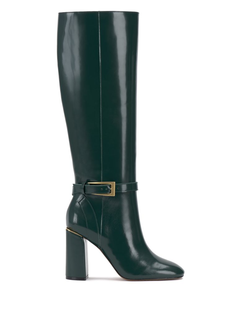 Joanel Belt Buckle Wide Calf Knee High Boot - Vince Camuto