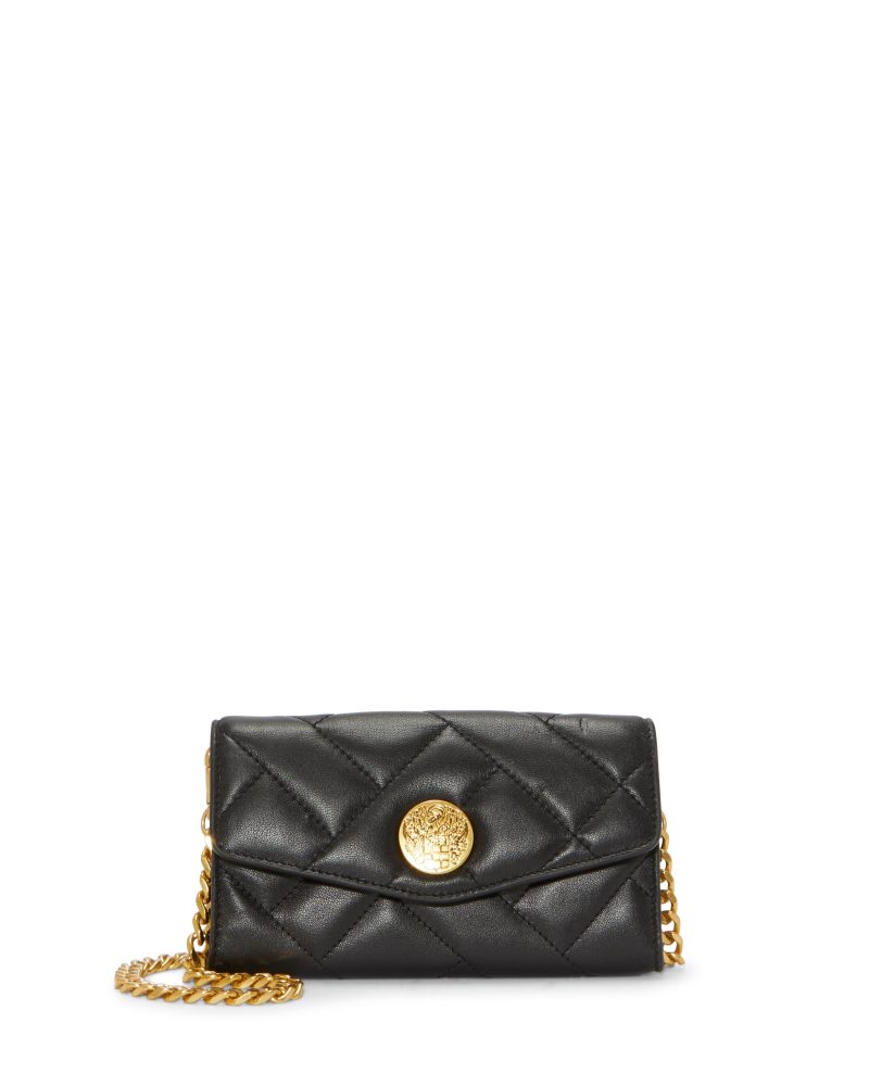 Kisho Wallet on a Chain Black - Vince Camuto