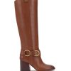 Lacey Belt Buckle Wide Calf Knee High Boot - Vince Camuto