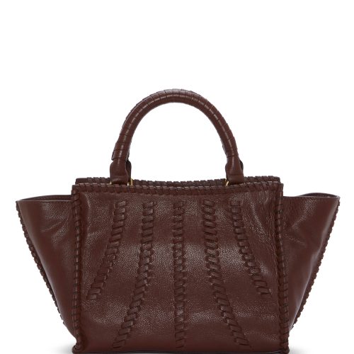 Nakia Satchel Bag Brown - Vince Camuto