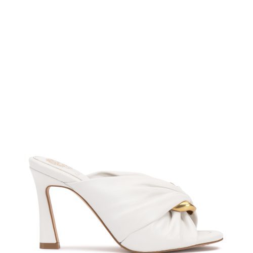 Patie Buckle Gathered High Heel Sandal - Vince Camuto