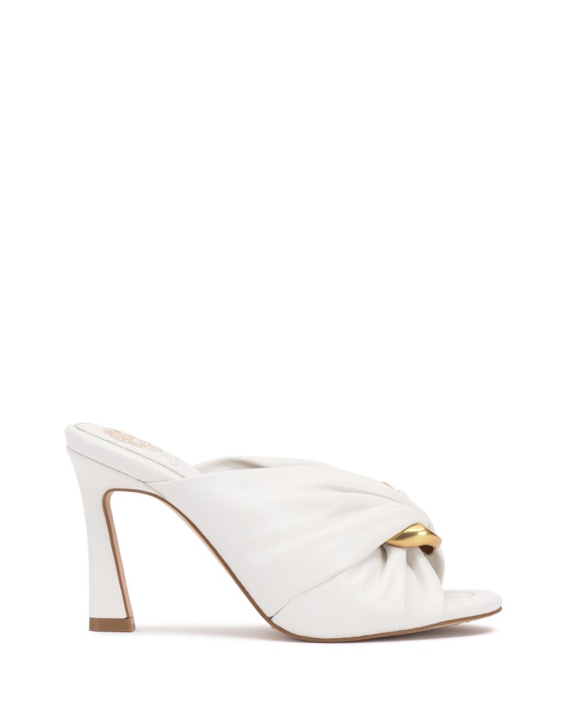 Patie Buckle Gathered High Heel Sandal - Vince Camuto