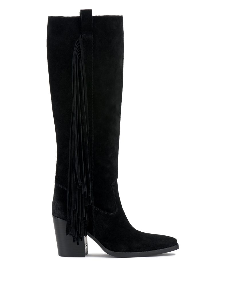 Pelia Fringe Wide Calf Knee High Boot - Vince Camuto