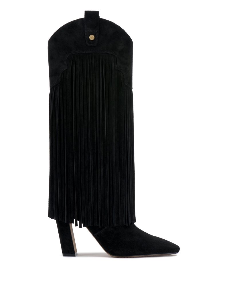 Shela Fringe Extra Wide Calf Knee High Boot - Vince Camuto