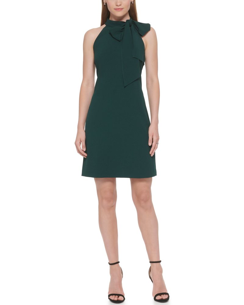 Bow-Neck Dress - Vince Camuto