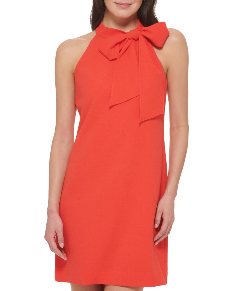 Bow-Neck Dress - Vince Camuto