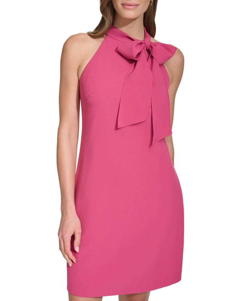 Bow-Neck Dress - Vince Camuto