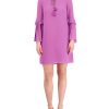 Chiffon Bell-Sleeve Minidress - Vince Camuto